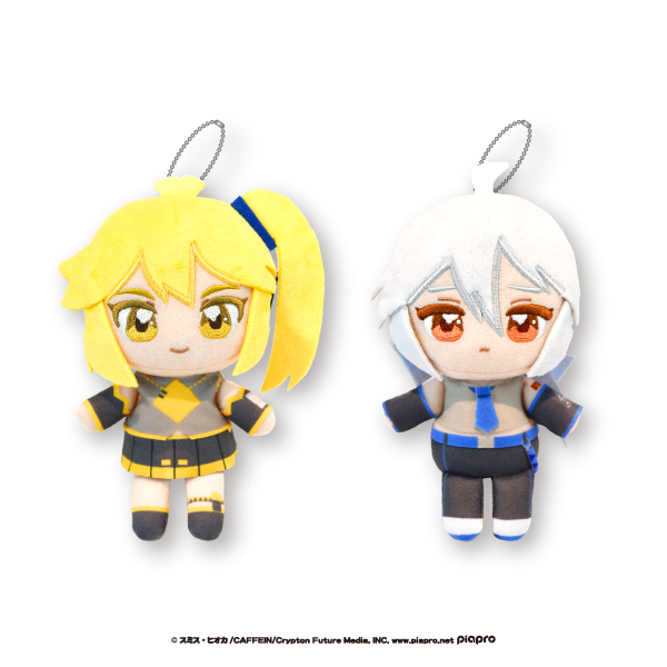 [Pre-order] Hatsune Miku derivative characters "Akita Neru" and "Yowane Haku" Plushie Sitting Figure