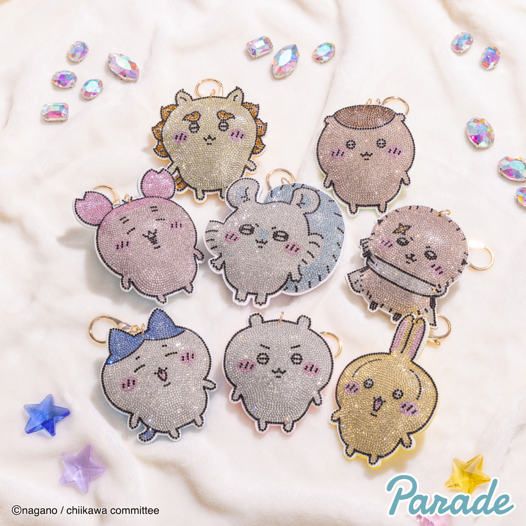 [Pre-order] "Chiikawa" Chiikawa Rhinestone Keychain 2
