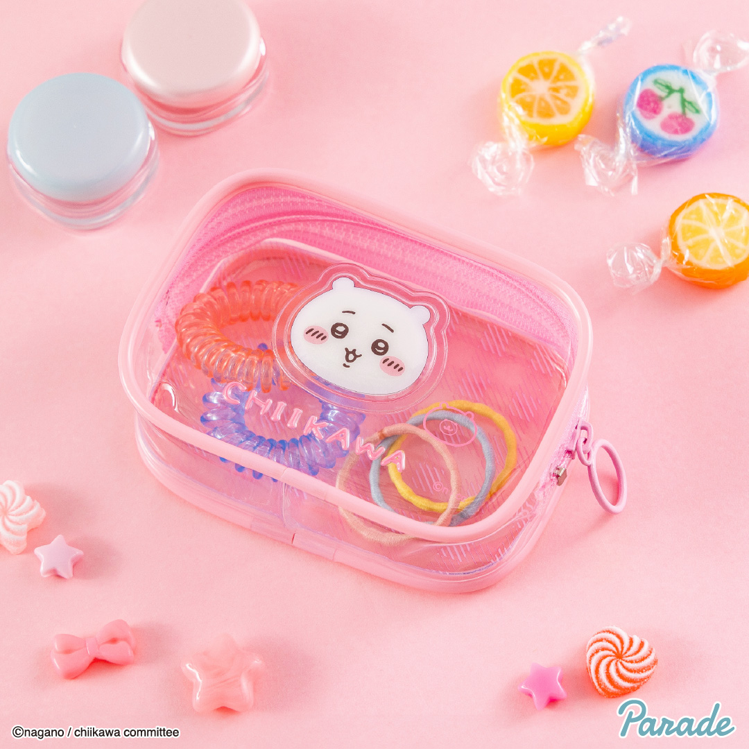 [Pre-order] "Chiikawa" Chiikawa Plump Clear Mini Pouch