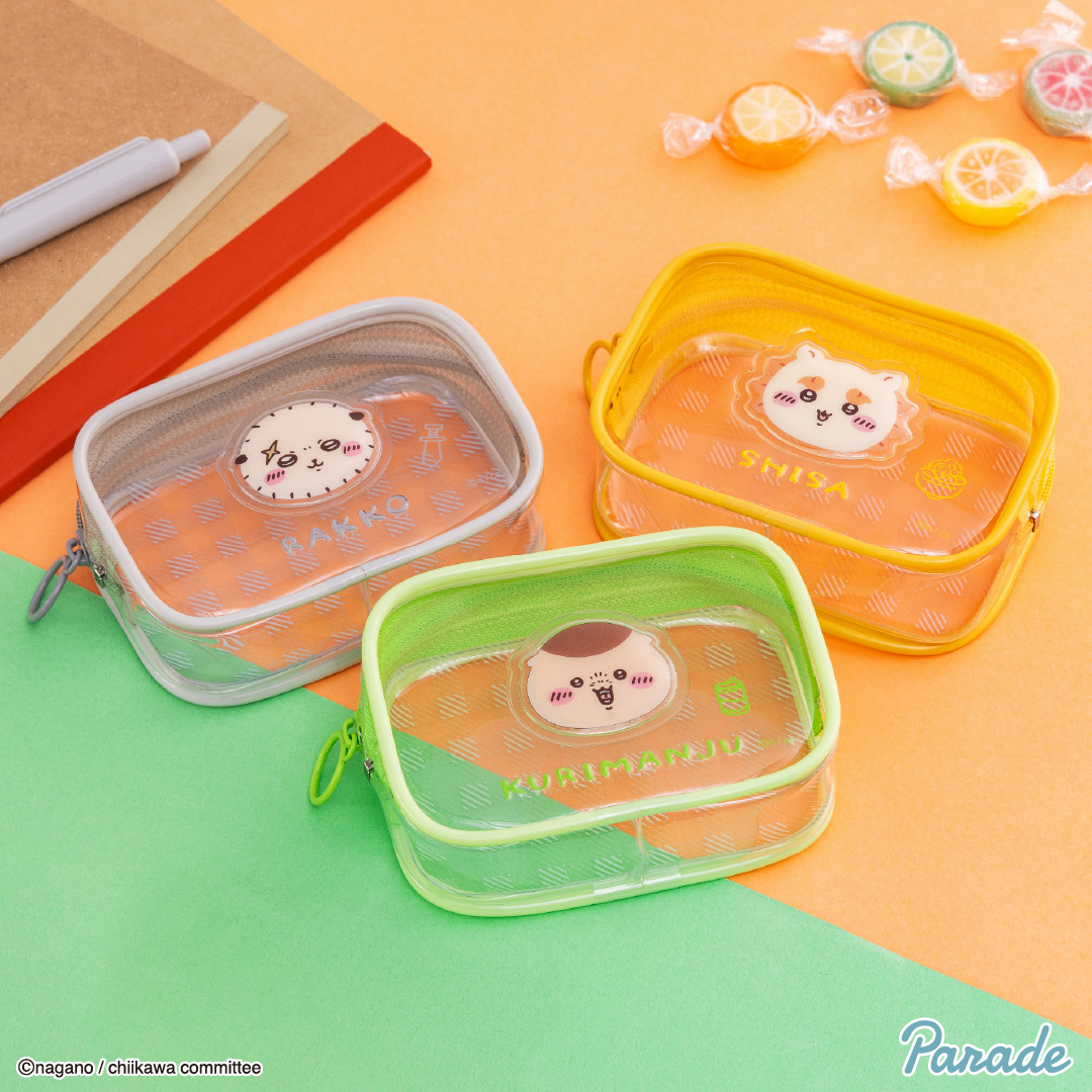 [Pre-order] "Chiikawa" Chiikawa Plump Clear Mini Pouch