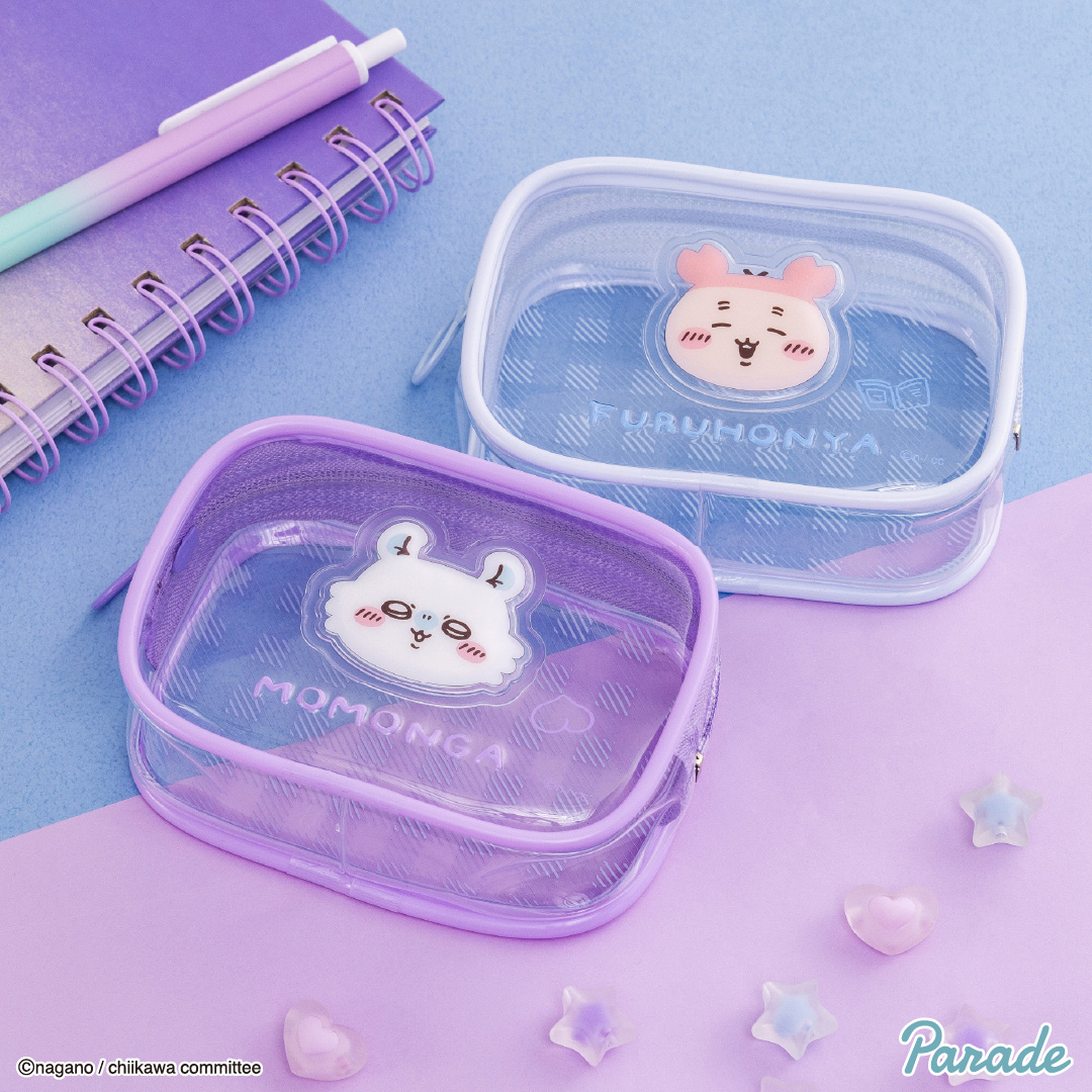 [Pre-order] "Chiikawa" Chiikawa Plump Clear Mini Pouch