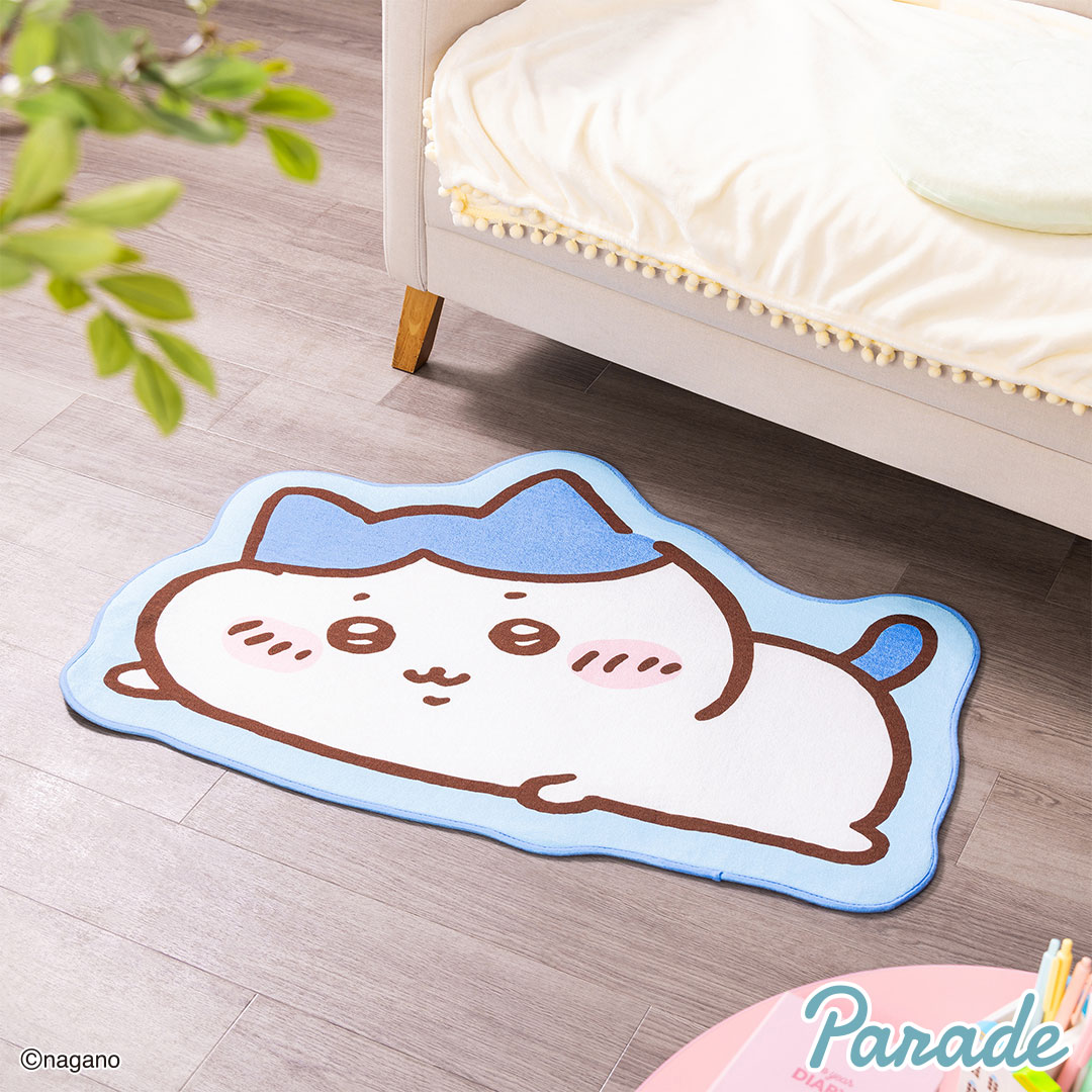 [Pre-order] "Chiikawa" Chiikawa Rug Mat - Lying Down - Hachiware