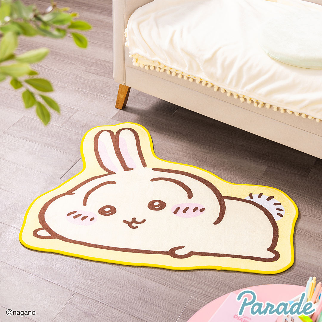 [Pre-order] "Chiikawa" Chiikawa Rug Mat - Lying Down - Usagi