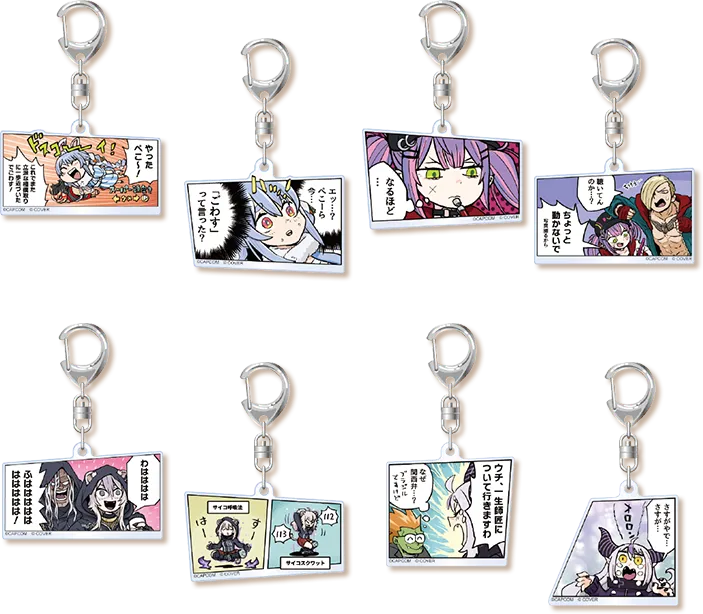 [Pre-order] Street Fighter 6 x hololive Collaboration - Trading acrylic key chains (8 types)