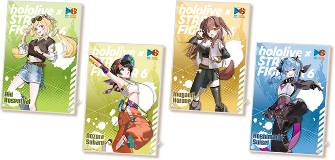 [Pre-order] Street Fighter 6 x hololive Collaboration Vol.2 - Acrylic board (4 types)