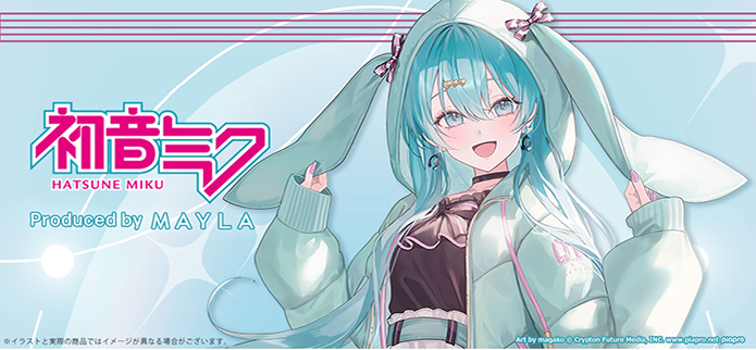 [Pre-order] "Hatsune Miku" x MAYLA Iconic Down Jacket - Saxe Blue