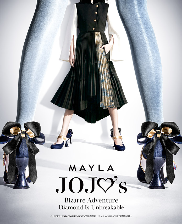 [Pre-order] "JOJO'S BIZARRE ADVENTURE Diamond is Unbreakable" x MAYLA Iconic Shoe Object Pumps (Off Version) - Josuke Higashikata