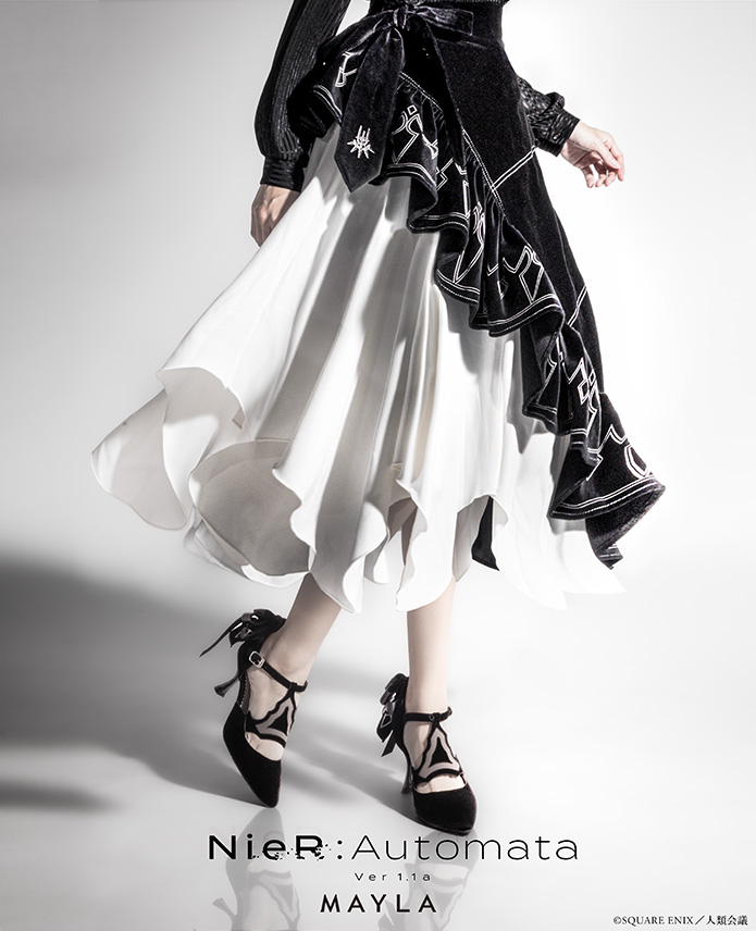 [Pre-order] "NieR:Automata Ver1.1a" x MAYLA - 2B Iconic Skirt - Cruel Black