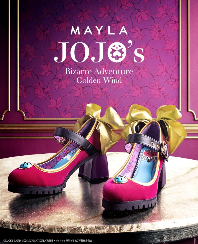 [Pre-order] "JOJO'S BIZARRE ADVENTURE GOLDEN WIND" x MAYLA Iconic Pumps ～ ON ver. ～ - Giorno Giovanna