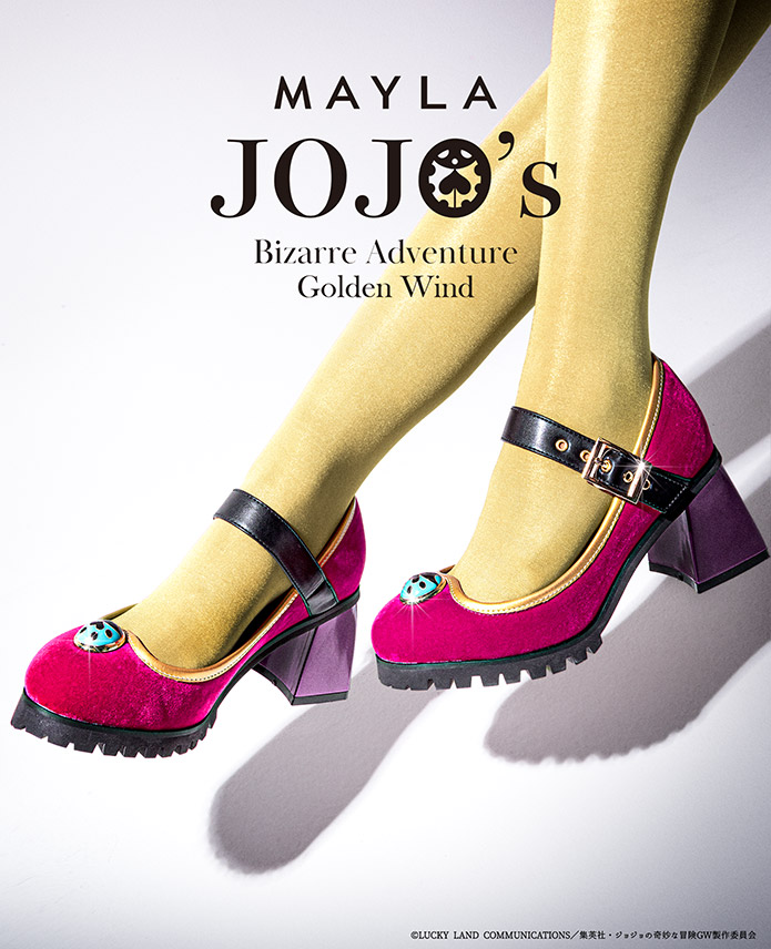 [Pre-order] "JOJO'S BIZARRE ADVENTURE GOLDEN WIND" x MAYLA Iconic Pumps ～ OFF ver. ～ - Giorno Giovanna