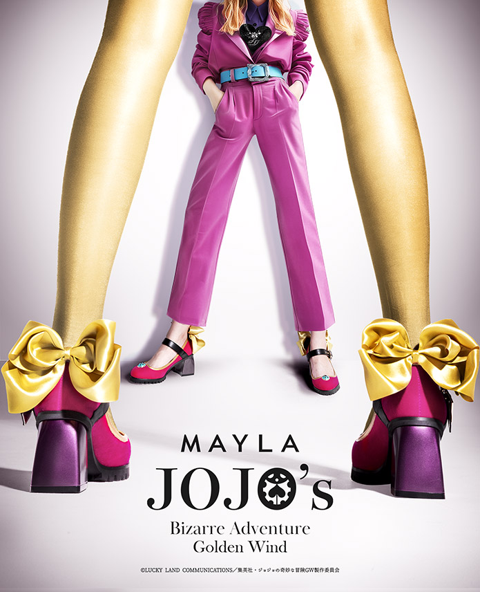 [Pre-order] "JOJO'S BIZARRE ADVENTURE GOLDEN WIND" x MAYLA Iconic Pumps ～ ON ver. ～ - Giorno Giovanna