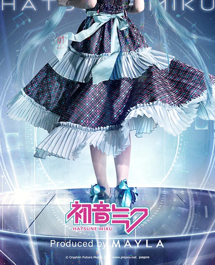 [Pre-order] "Hatsune Miku" x MAYLA Iconic Skirt - Black