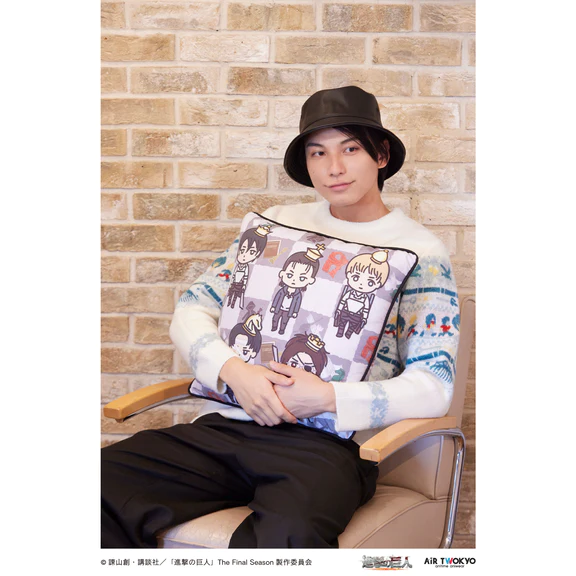[Pre-order] "Attack on Titan The Final Season" Chess Character Cushion