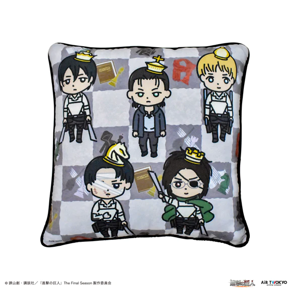 [Pre-order] "Attack on Titan The Final Season" Chess Character Cushion