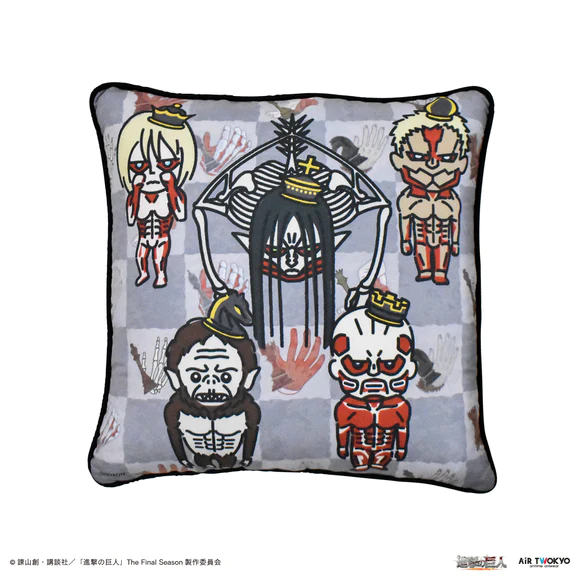 [Pre-order] "Attack on Titan The Final Season" Chess Character Cushion