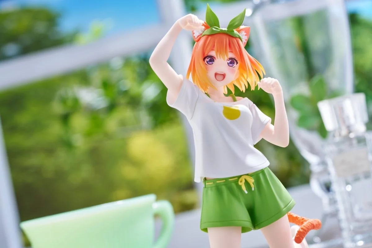 [Pre-order] Taito Prize "The Quintessential Quintuplets ∬" Desktop Cute Figure Yotsuba Nakano -Cat Roomwear Ver.-