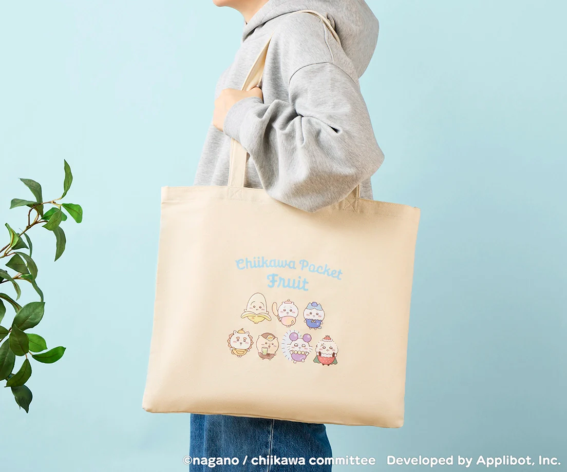 [Pre-order] "Chiikawa" Chiikawa Pocket Fruit Tote Bag