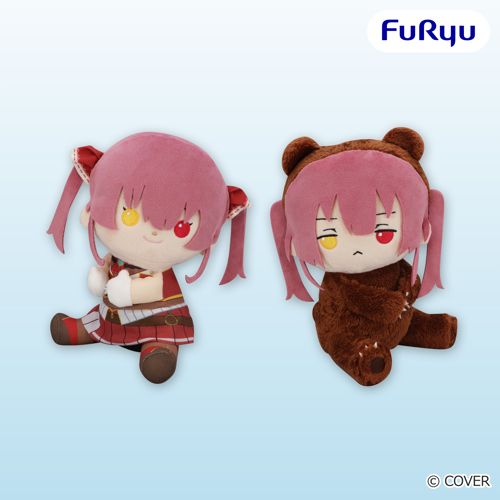 [Pre-order] Furyu hololive Production -Sitting Plush stuffed toy - Houshou Marine (set of 2)