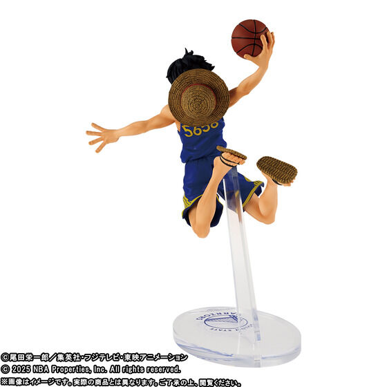 [In stock] BANDAI ONE PIECE × NBA MASTER STARS PIECE THE MONKEY.D.LUFFY - Golden State Warriors