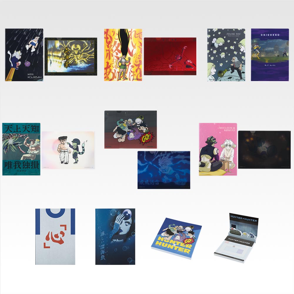 [In stock] BANDAI Ichiban Kuji HUNTER×HUNTER CHMERA ANT ➁ - Prize H - Clear file A4 (set of 2) C