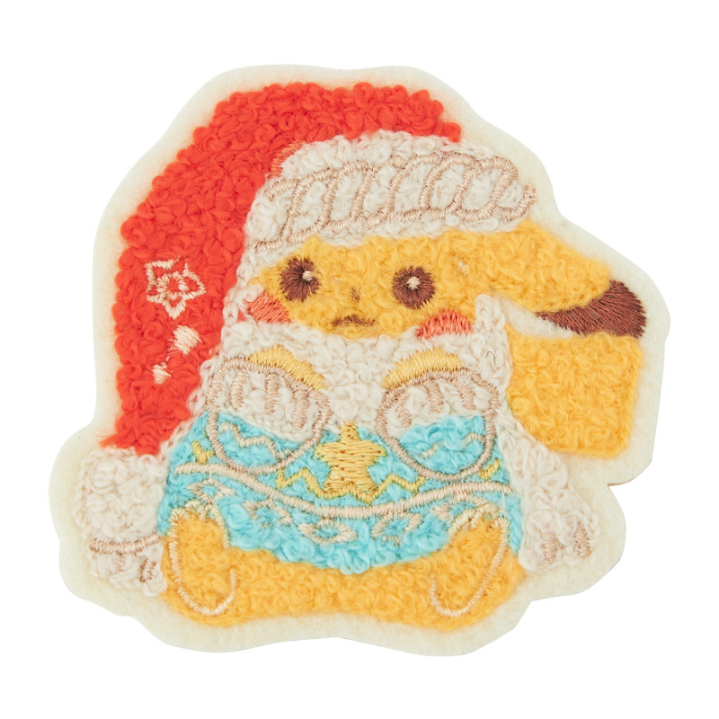 [Pre-order] "Pokémon" Heartwarming Christmas Fluffy Sticker Pikachu