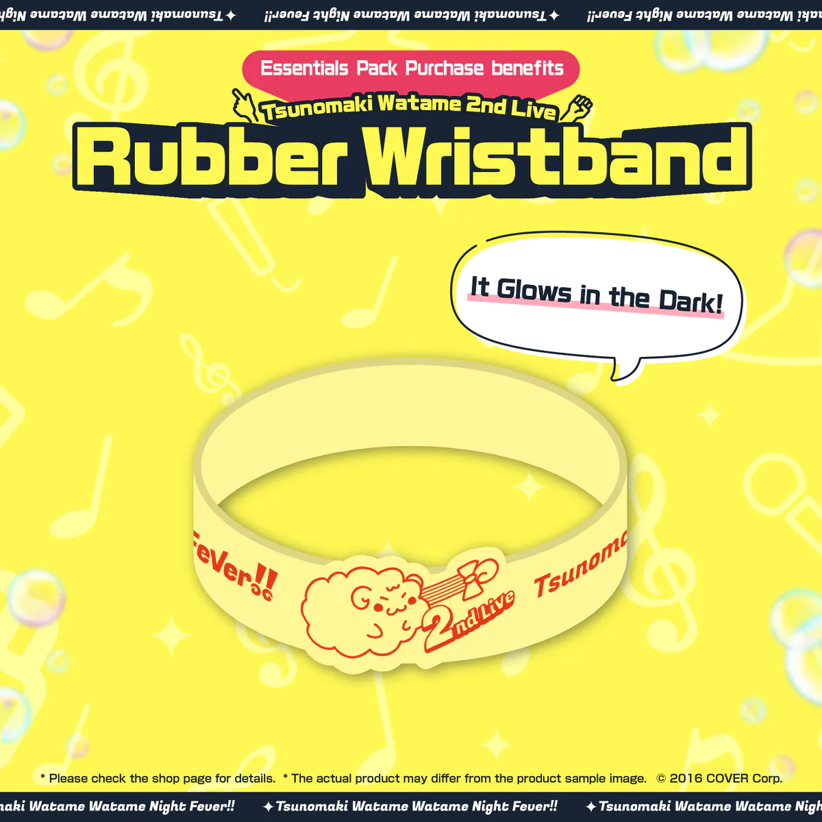 [Pre-order] Tsunomaki Watame 2nd Live "Watame Night Fever!! in TOKYO GARDEN THEATER" Concert Merchandise