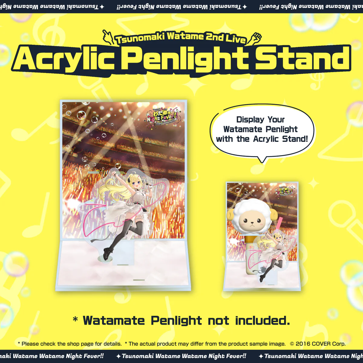 [Pre-order] Tsunomaki Watame 2nd Live "Watame Night Fever!! in TOKYO GARDEN THEATER" Concert Merchandise