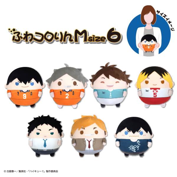 [Pre-order] HQ-98 "Haikyu!!" Fuwakororin (M Size) 6 E Akaashi Keiji