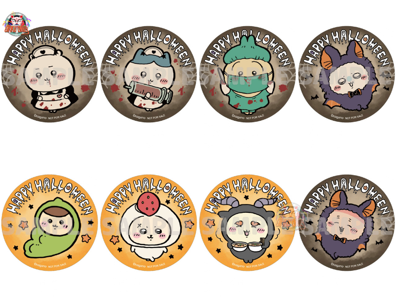 [In stock] "Chiikawa" Everyone in Costume Sticker set (Halloween) 