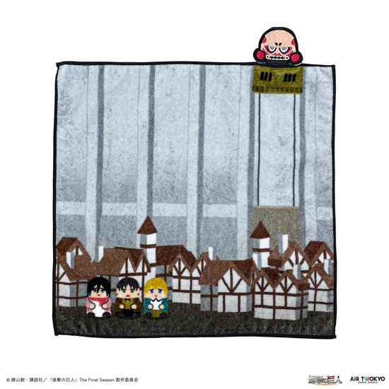 [Pre-order] "Attack on Titan The Final Season" Final Edition Hand Towel - Colossal Titan