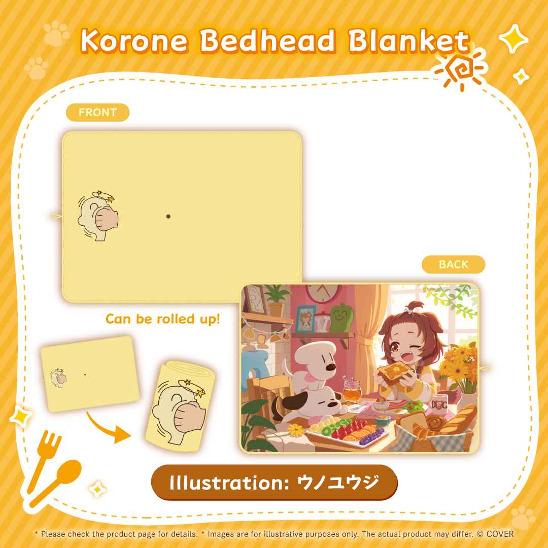 Korone Bedhead Blanket gallery (EN)