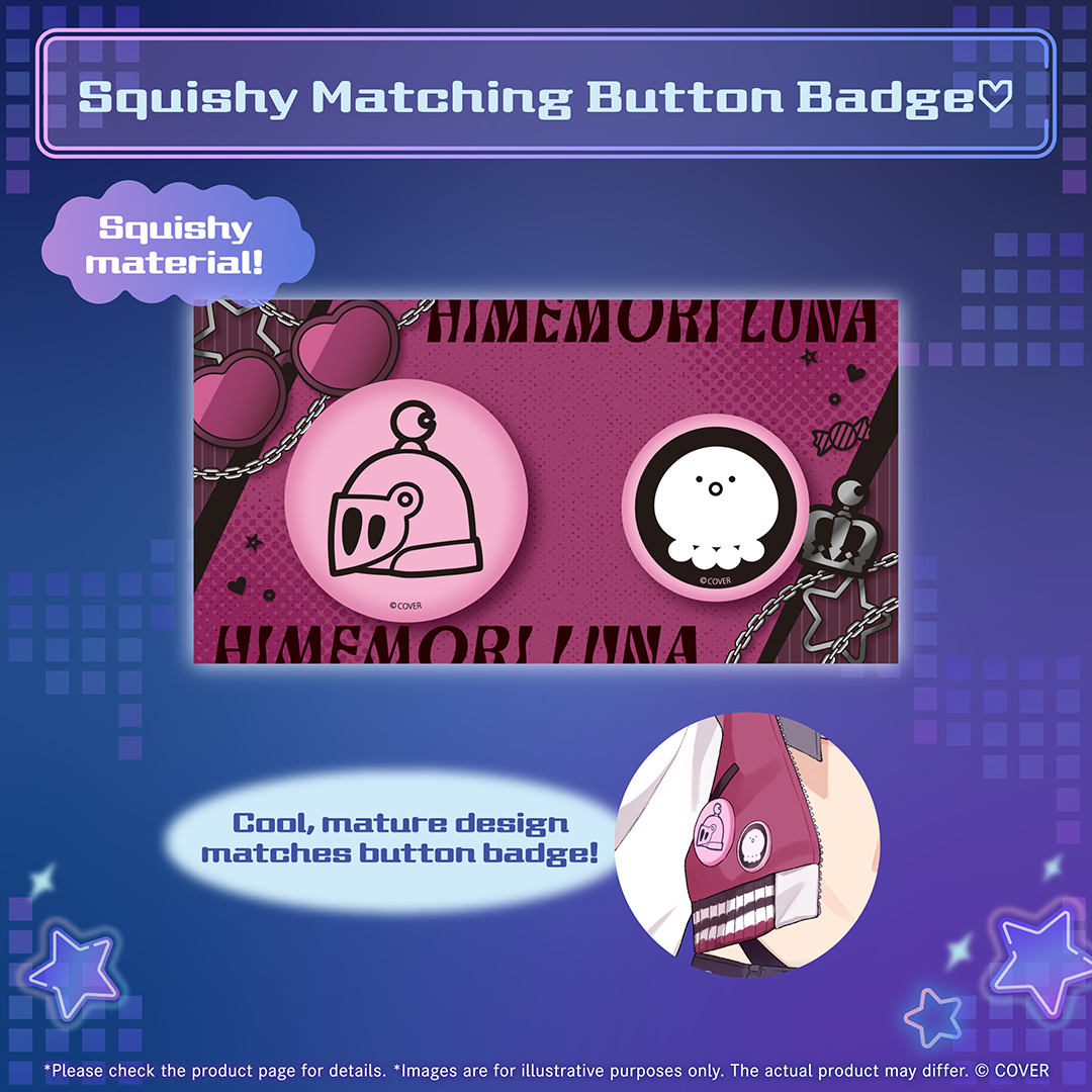 Squishy Matching Button Badge♡ gallery (EN)