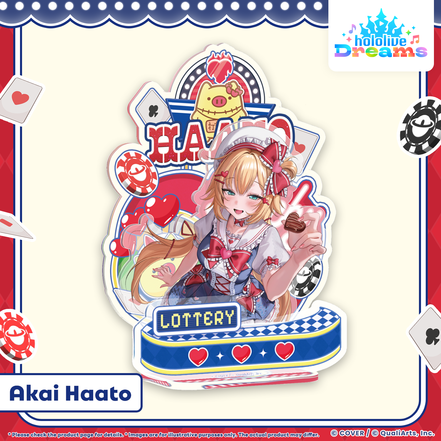 Acrylic Diorama Stand Akai Haato Mega Sphere ver. (EN)