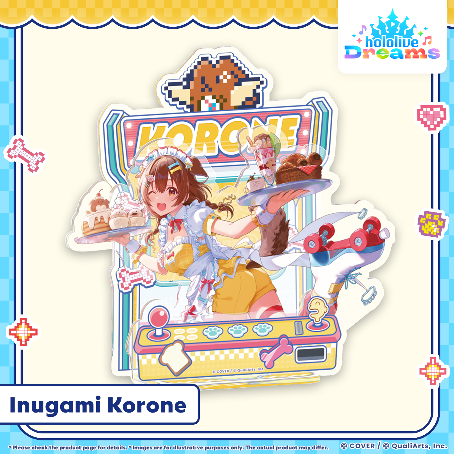 Acrylic Diorama Stand Inugami Korone Mega Sphere ver. (EN)