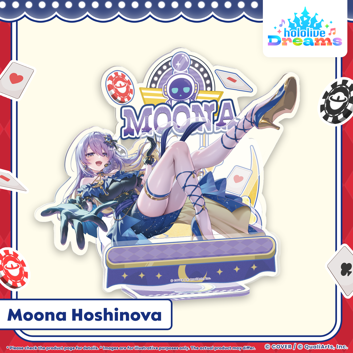 Acrylic Diorama Stand Moona Hoshinova Mega Sphere ver. (EN)
