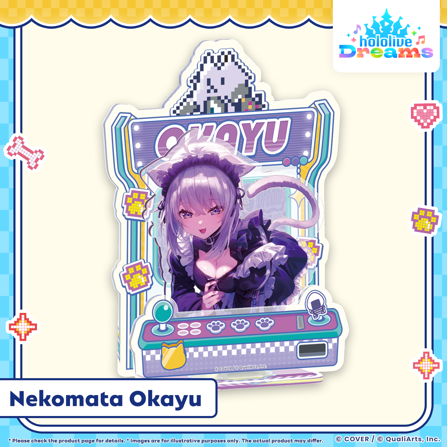 Acrylic Diorama Stand Nekomata Okayu Mega Sphere ver. (EN)