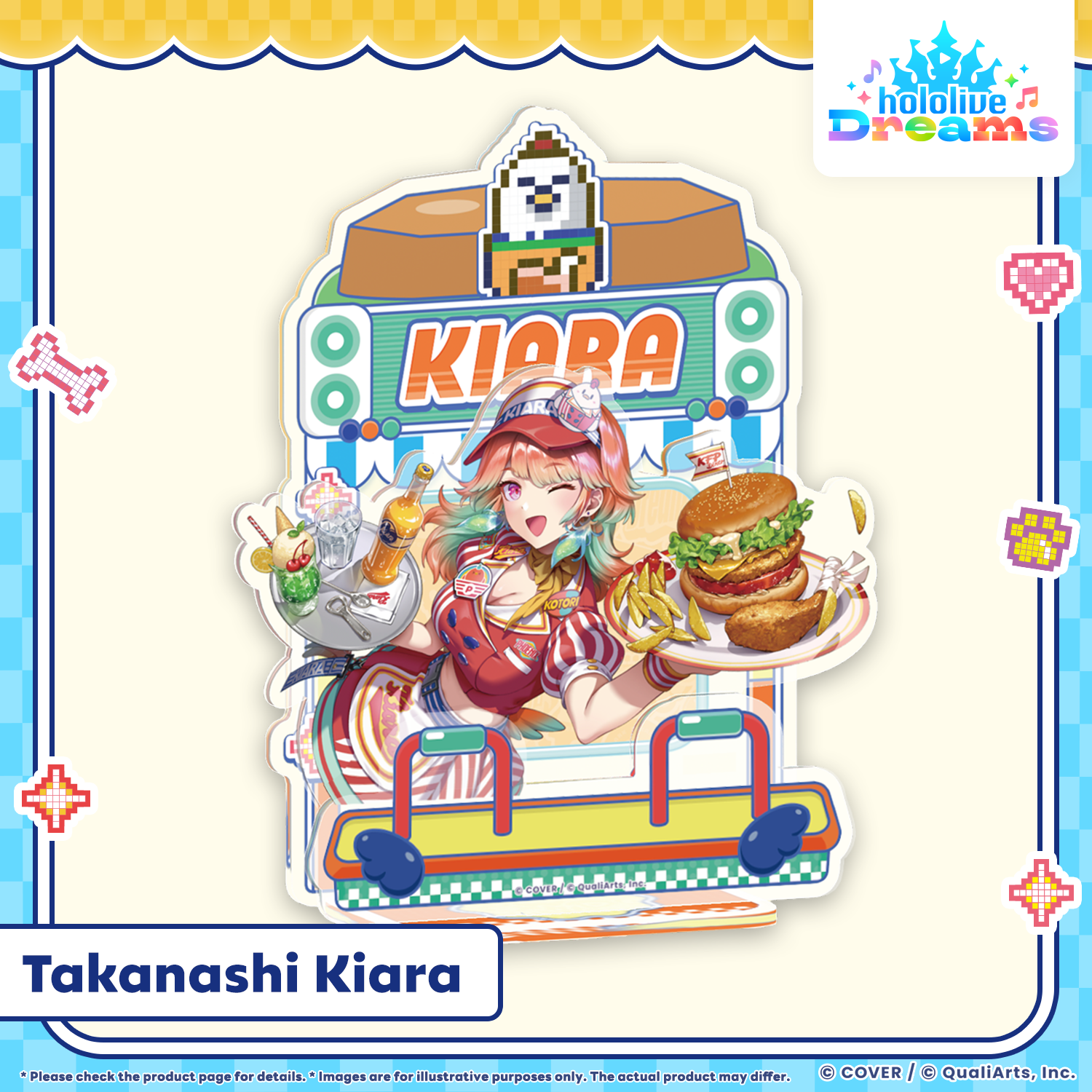 Acrylic Diorama Stand Takanashi Kiara Mega Sphere ver. (EN)