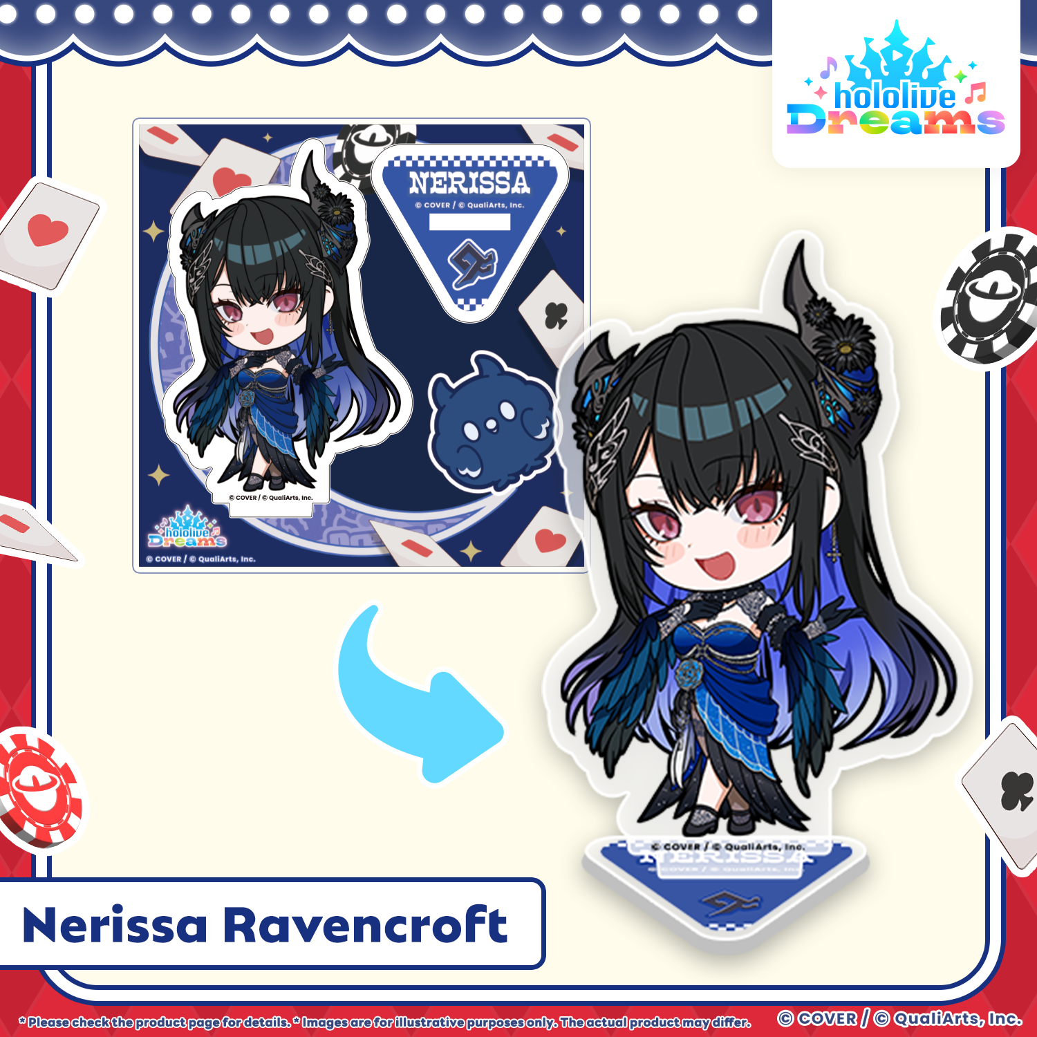 Mini holomem Acrylic Stand Nerissa Ravencroft Mega Sphere ver. (EN)