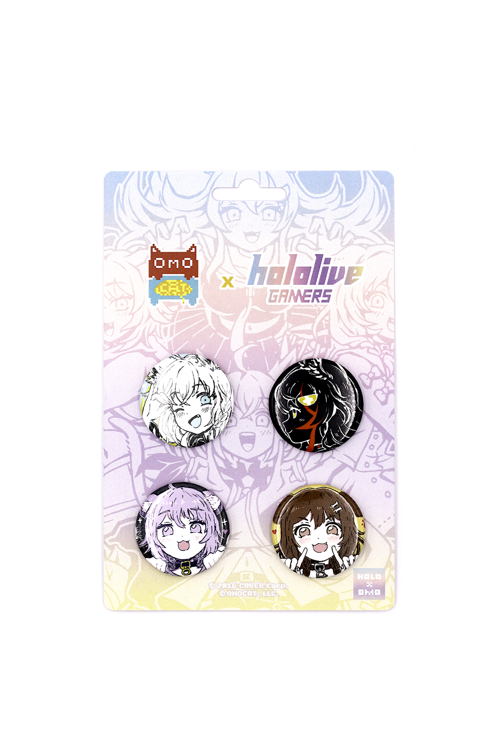 [Pre-order] hololive Gamers Button Pin Set