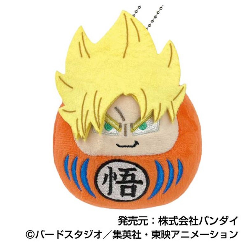 [Pre-order] "Dragon Ball Super Vol.2" Koro Koro Daruma Mascot Plush - Super Saiyan Son Goku