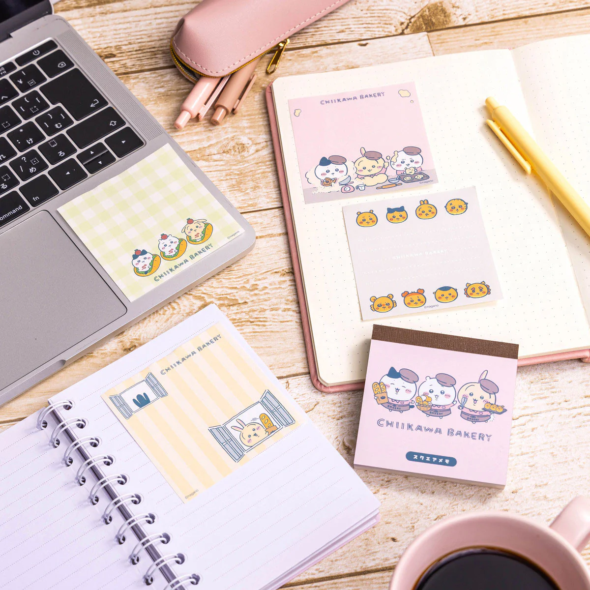 [Pre-order] "Chiikawa" Chiikawa Bakery Square Memo