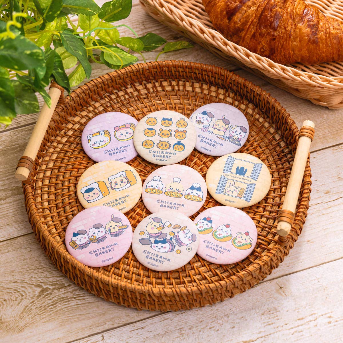 [Pre-order] "Chiikawa" Chiikawa Bakery Trading matte badges 