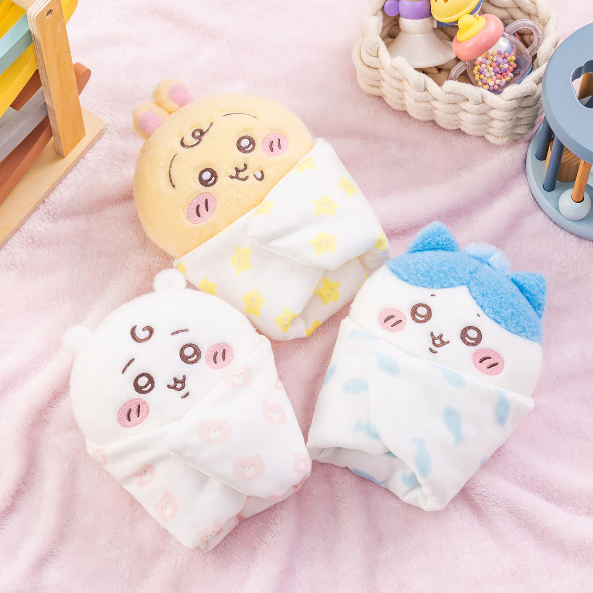 [Pre-order] "Chiikawa" Chiikawa Baby - Swaddle Plush Toy - Chiikawa
