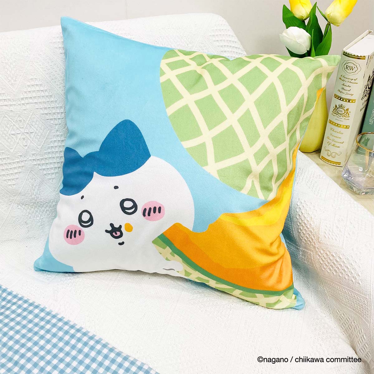 [Pre-order] "Chiikawa" Chiikawa cushion cover - Hachiware