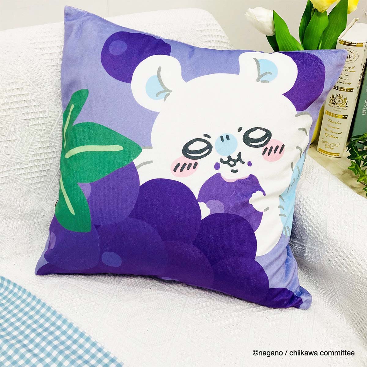 [Pre-order] "Chiikawa" Chiikawa cushion cover - Momonga