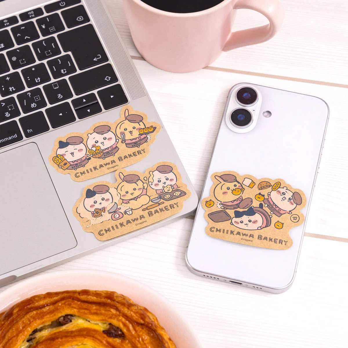 [Pre-order] "Chiikawa" Chiikawa Bakery Craft material stickers that can be attached to smartphones
