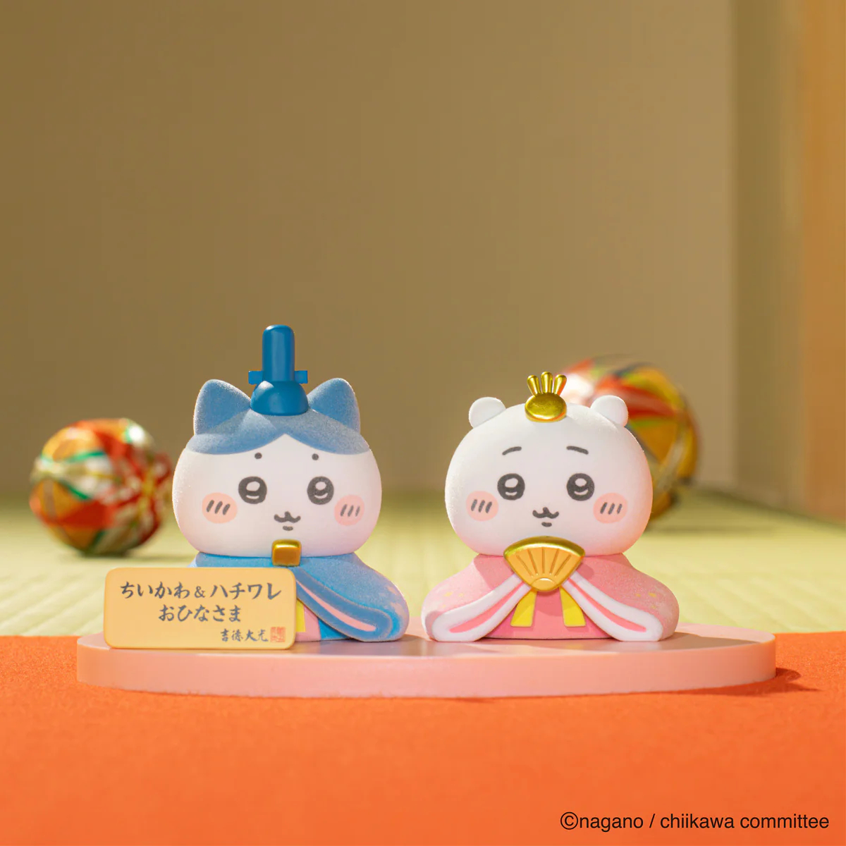 [Pre-order] "Chiikawa" Chiikawa & Hachiware Mini Hina Dolls