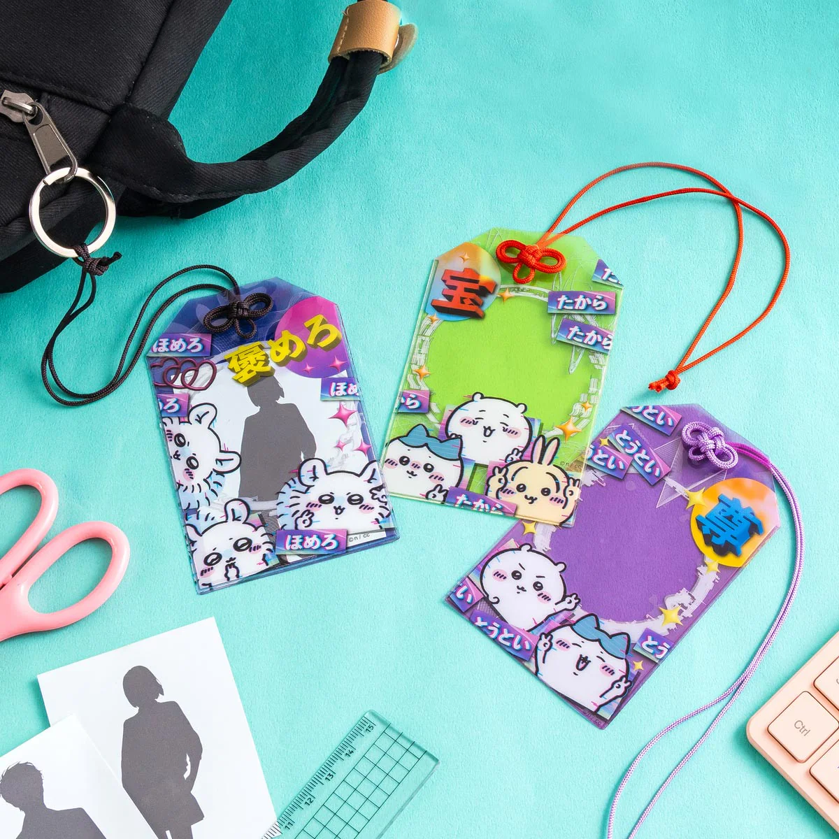 [Pre-order] "Chiikawa" Tokyo Chiikawa Amulet-shaped trading card holder - Everyone