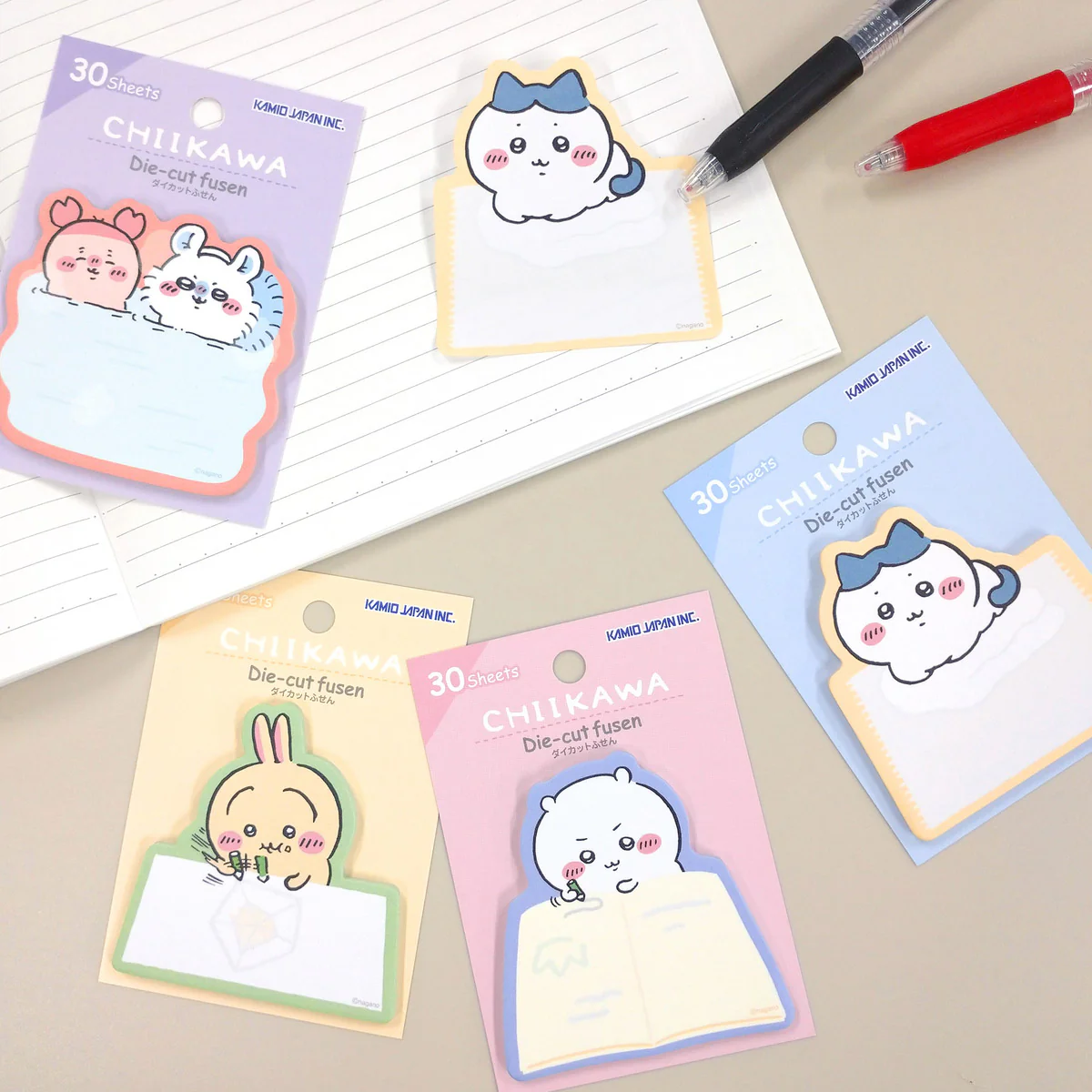 [Pre-order] "Chiikawa" die-cut sticky notes - Hachiware