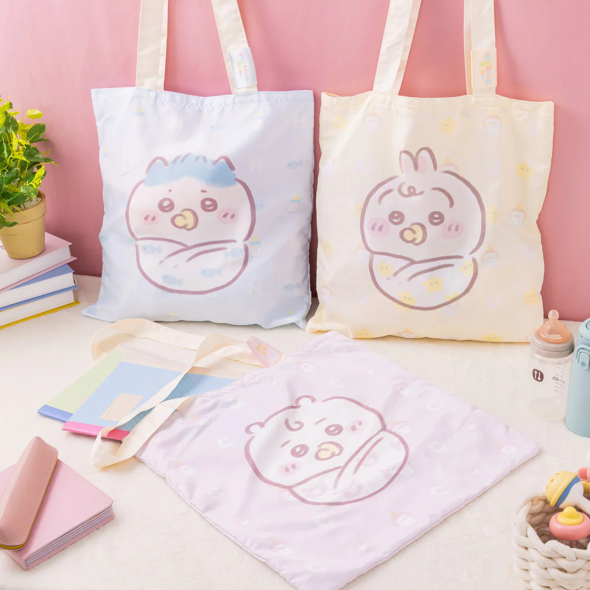 [Pre-order] "Chiikawa" Chiikawa Baby - Eco bag - Hachiware